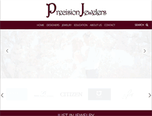 Tablet Screenshot of precisionjewelersllc.com